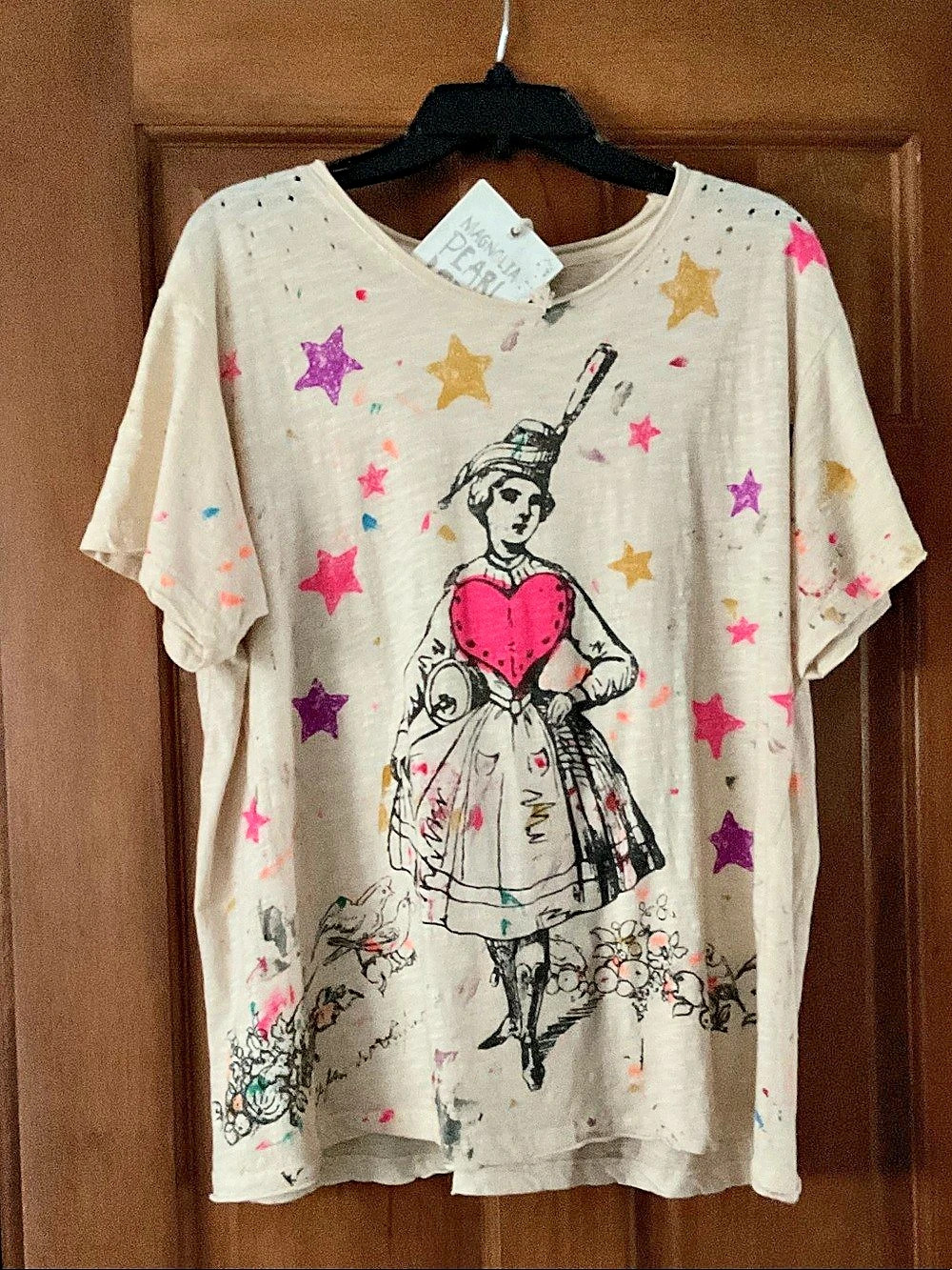 Magnolia Pearl Cotton Jersey Little Star Of You T-Shirt Graphic Cotton T-Shirt